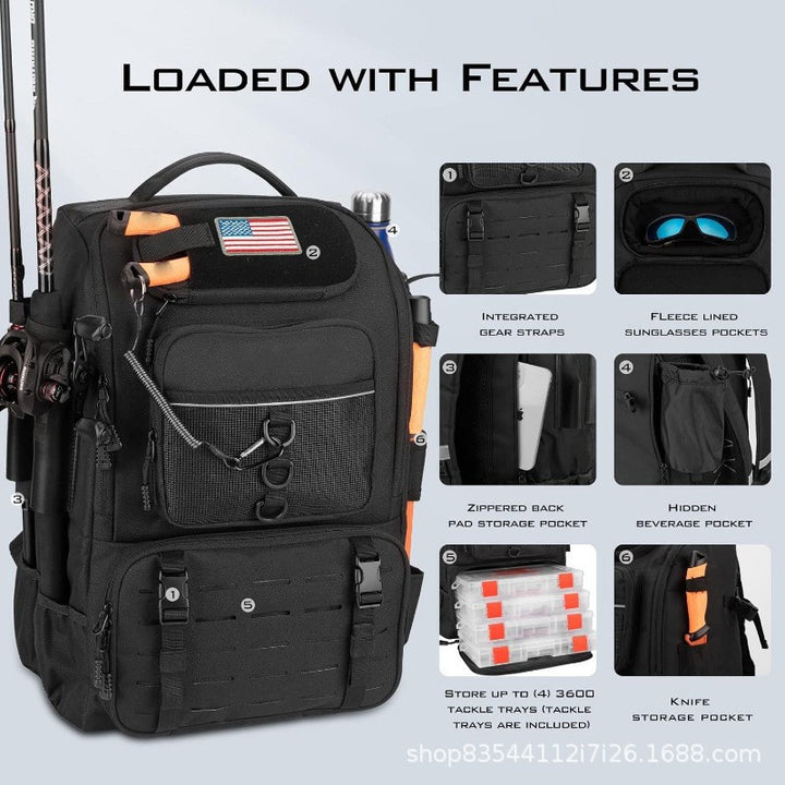Multi-Functional Fishing Backpack Stornfield