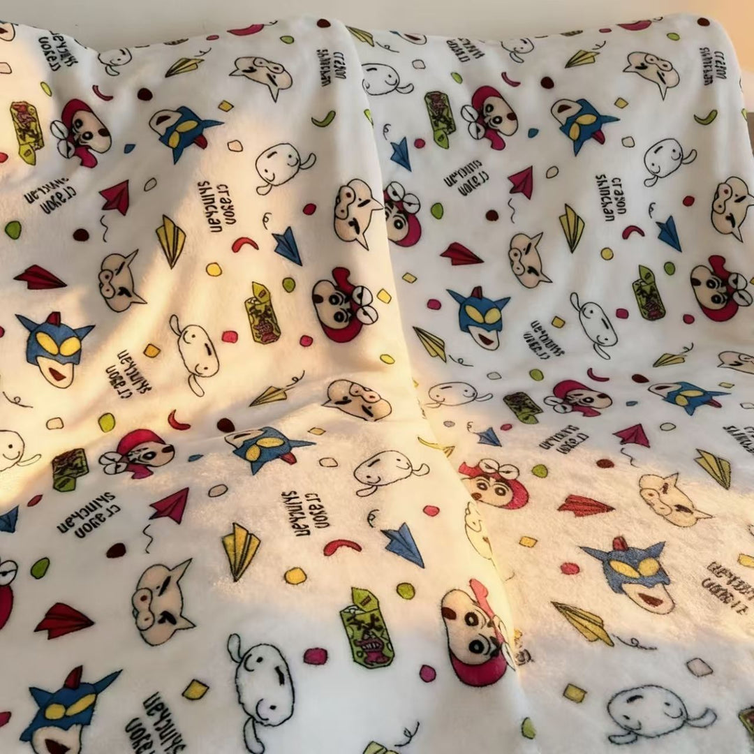 Fun Patterned Plush Throw Blanket