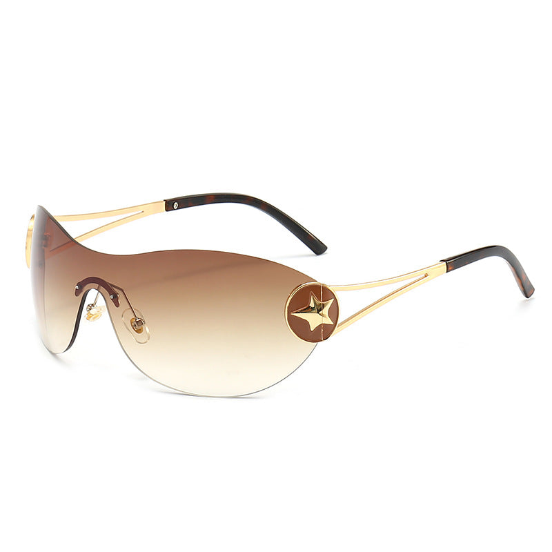 Women's fashionable sunglasses with transparent design and stylish accents Stornfield