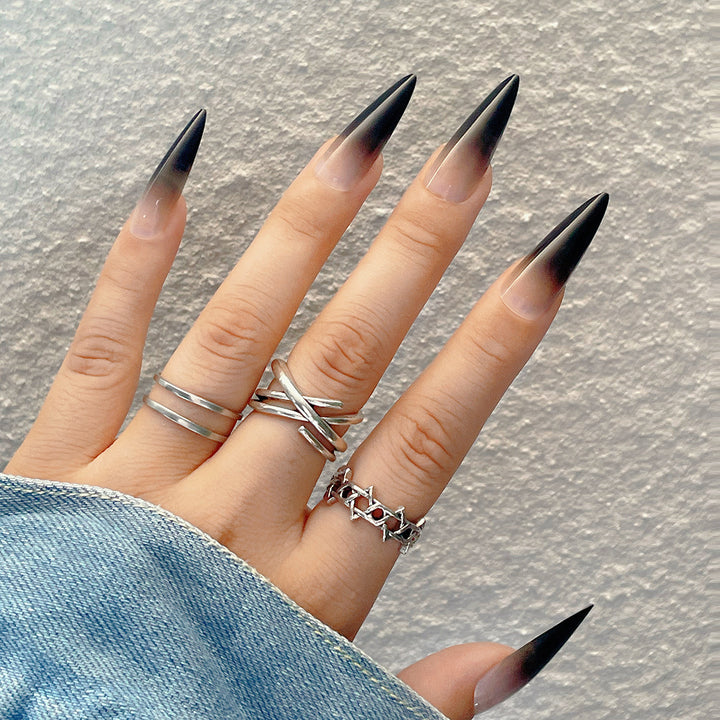 Ombre Stiletto Nail Extensions Stornfield