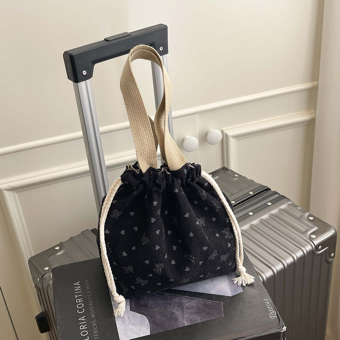 WoTextured Drawstring Mini Pouch Stornfield