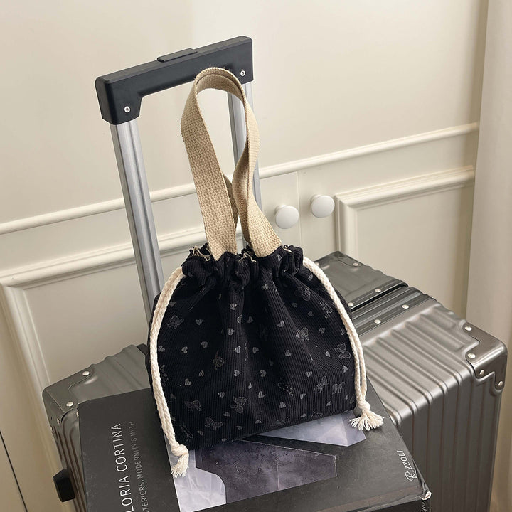 WoTextured Drawstring Mini Pouch Stornfield