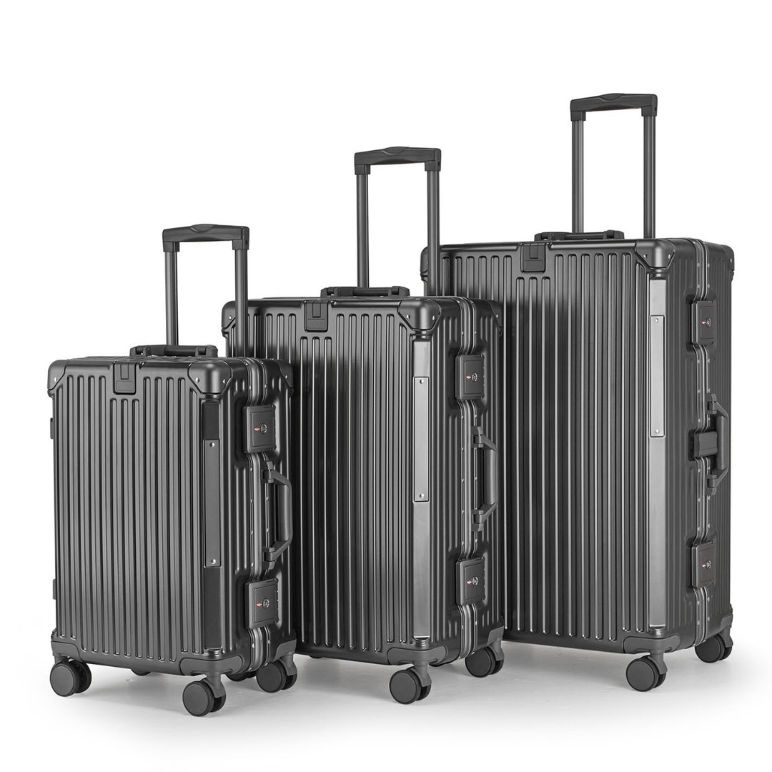 Unisex Aluminum Hard Shell Travel Luggage Set Stornfield