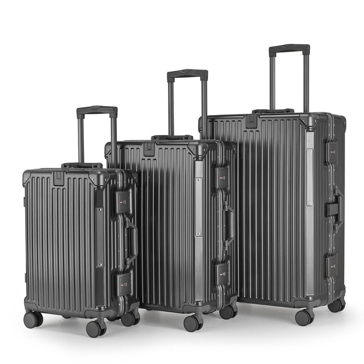 Unisex Aluminum Hard Shell Travel Luggage Set Stornfield