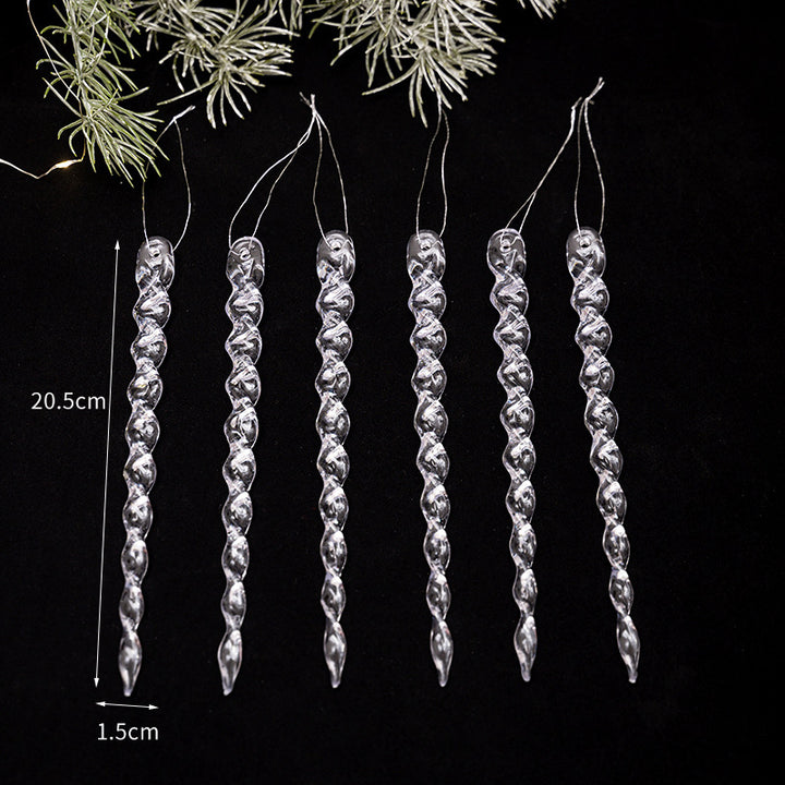 Crystal Icicle Ornaments