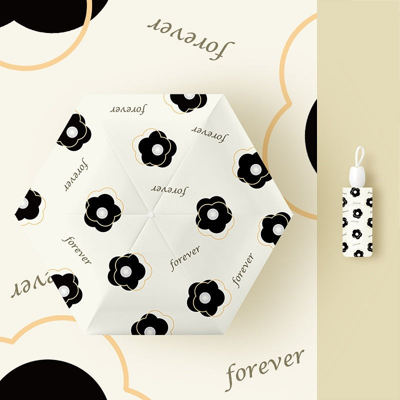 Ladies' kid-friendly folding umbrella with fun rabbit design Stornfield