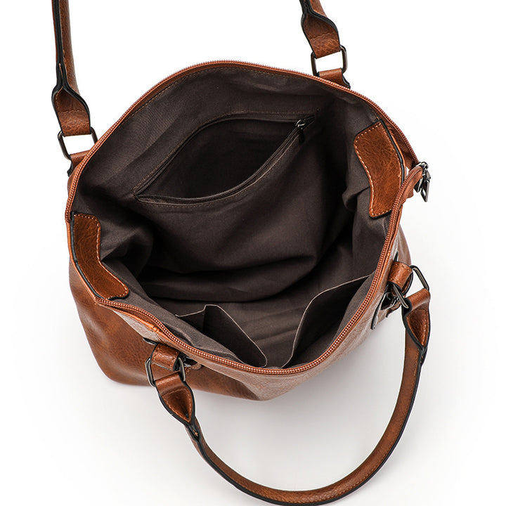 Stylish Faux Leather Handbag