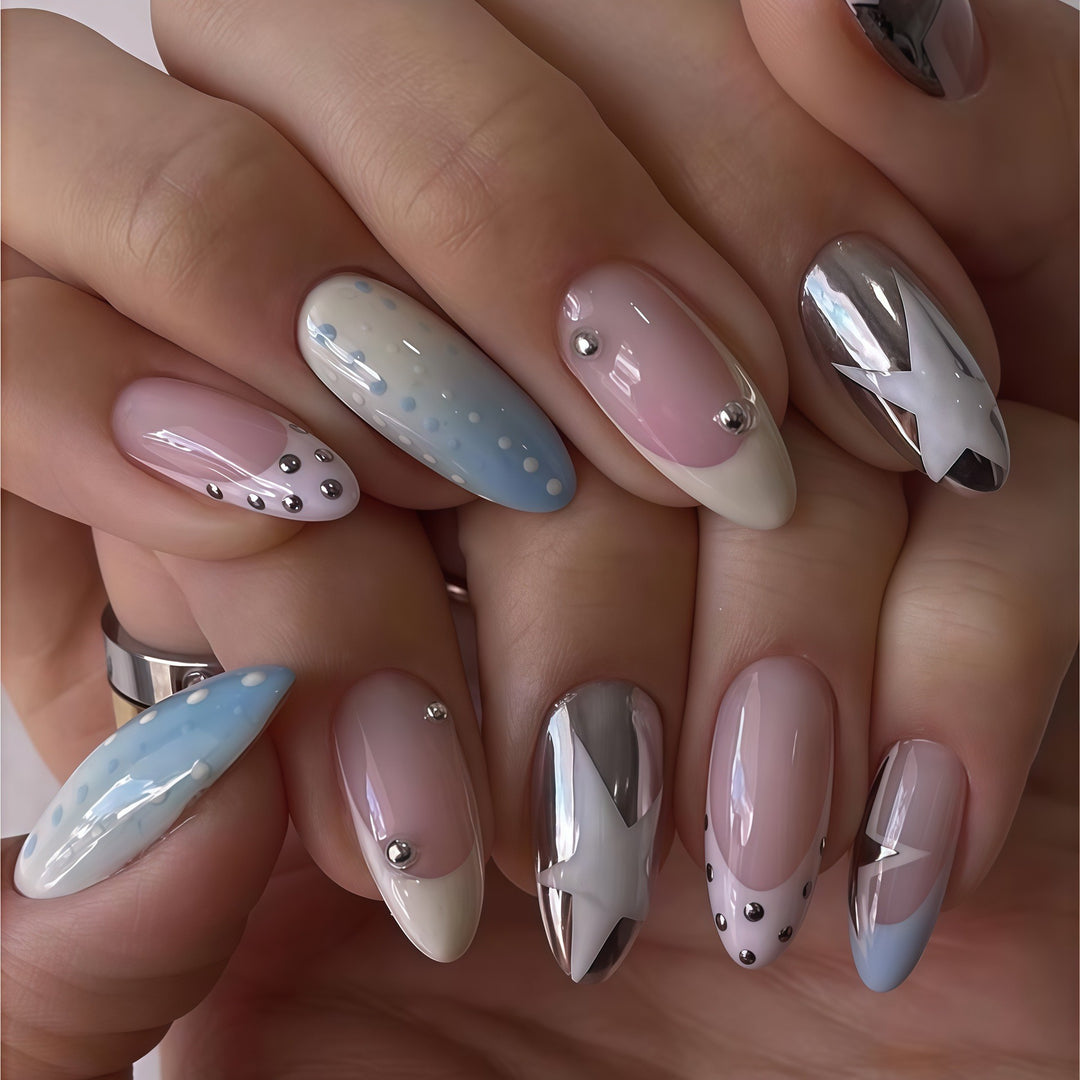 Chic Decorative Press-On Nail Art Stornfield