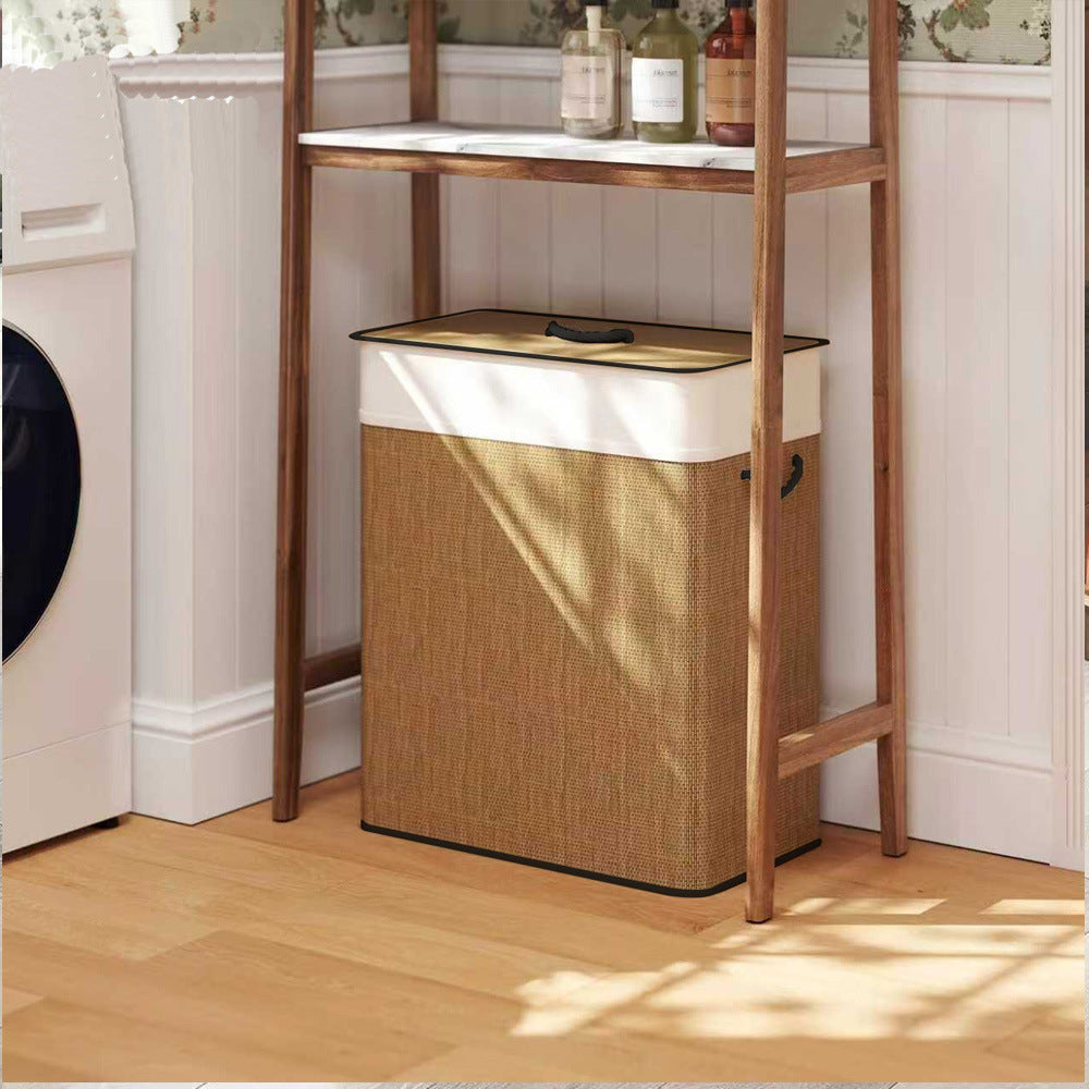 Elegant laundry container with removable lid and sturdy handles Stornfield