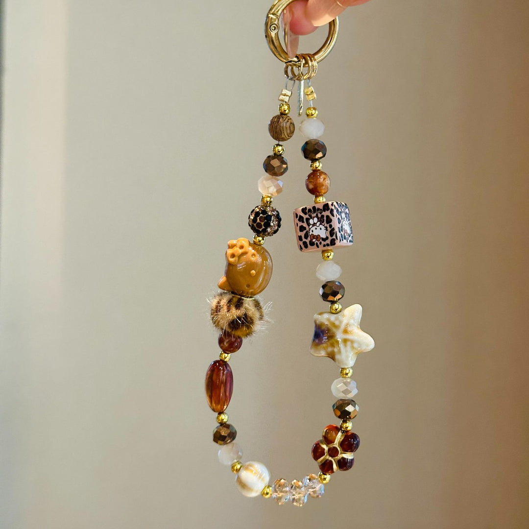 Decorative Beaded Charm Keychain Stornfield 1790135274