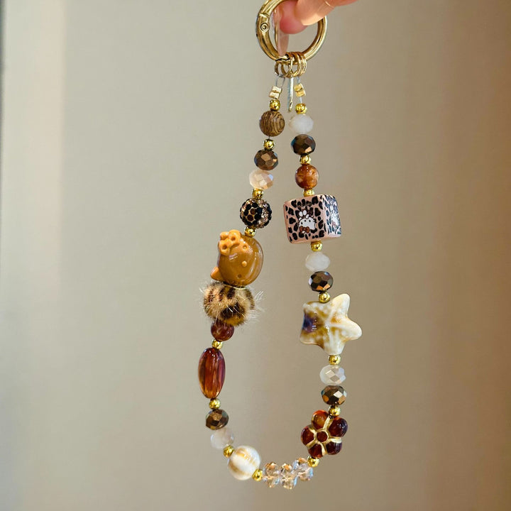Decorative Beaded Charm Keychain Stornfield 1790135274