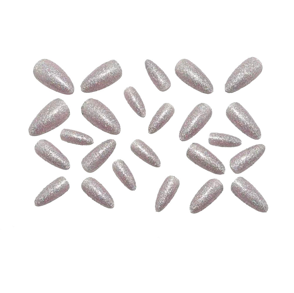 Glamorous artificial nails in elegant crystal design Stornfield