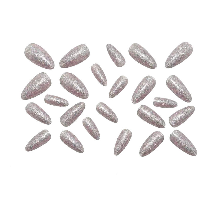 Glamorous artificial nails in elegant crystal design Stornfield
