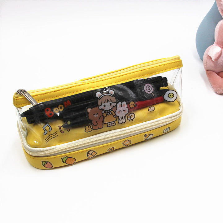 Fun Cartoon-Themed Zippered Pencil Case Stornfield