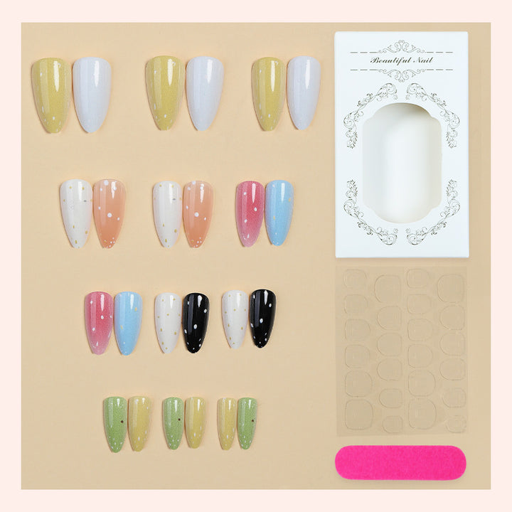 Nail art set with glitter and creative designs Stornfield