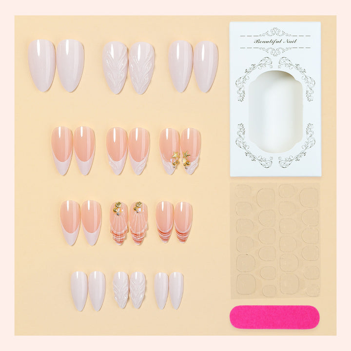 Elegant Decorative Press-On Nails Collection Stornfield