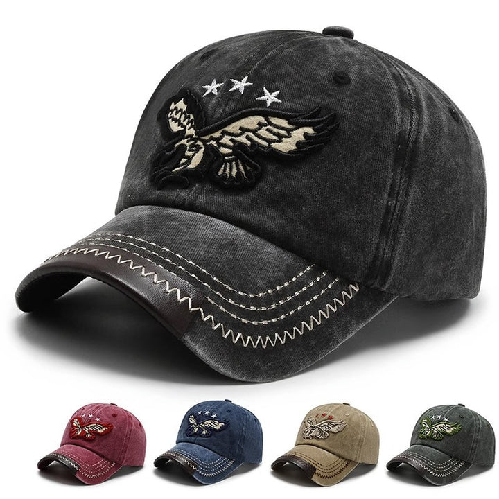 Men's Distressed Embroidered Baseball Cap Stornfield