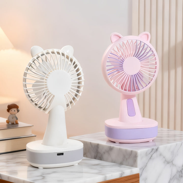 Women's Portable Table Fan with Creative Animal Ears Stornfield