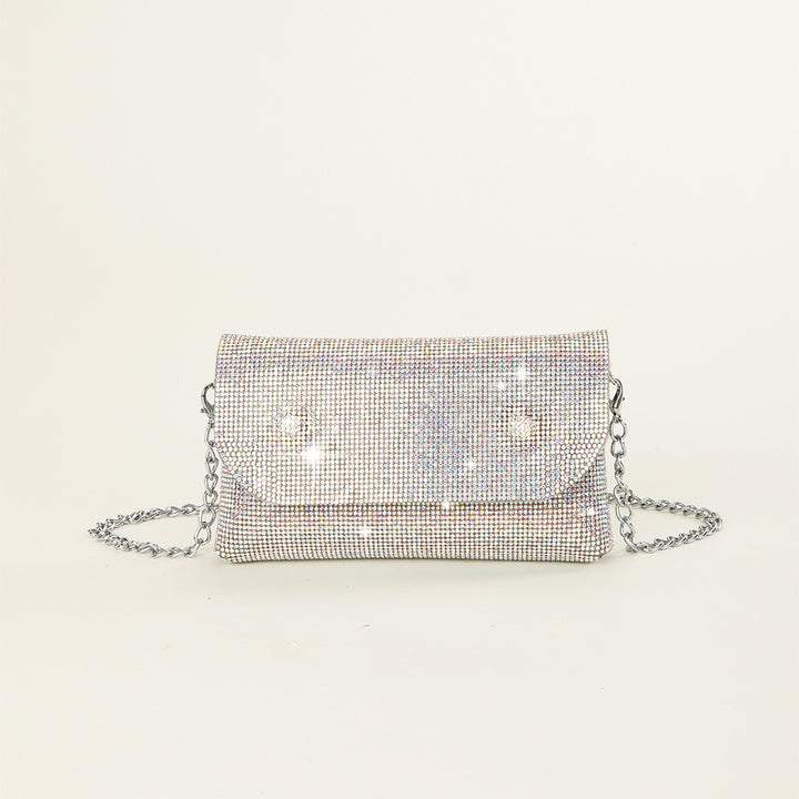 Rhinestone-Studded Evening Clutch