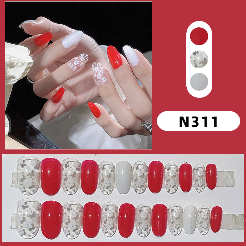 Artistic Acrylic Press-On Nails