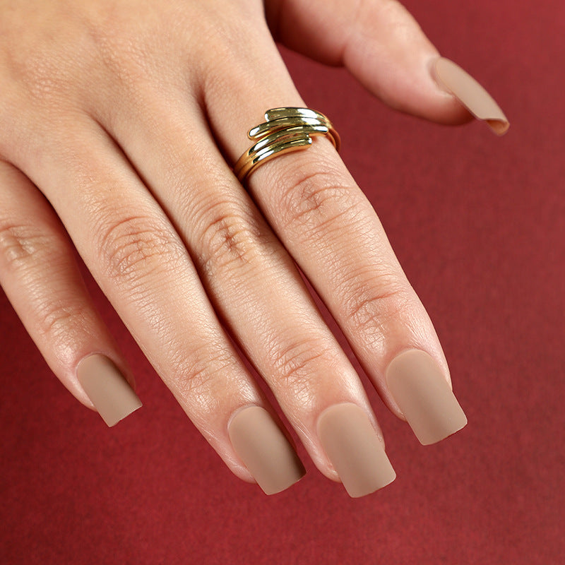 Artificial nails in elegant matte finish Stornfield