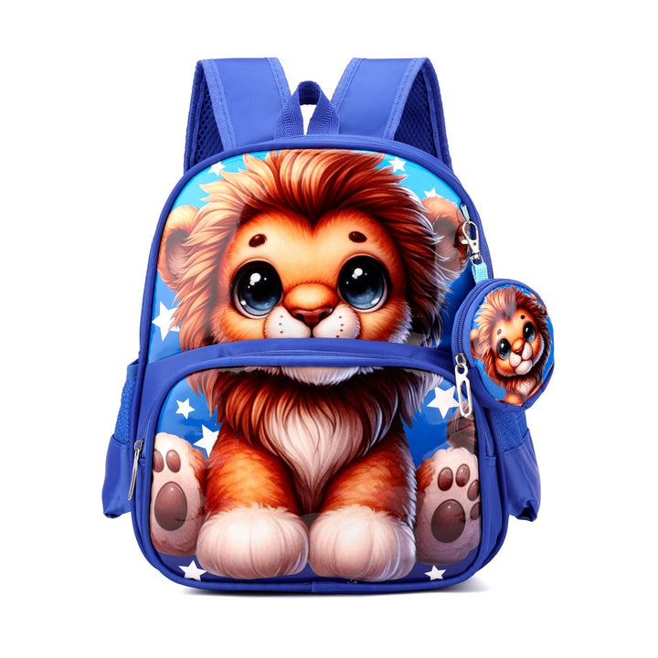 Kids' Adorable Lion-Themed School Backpack Stornfield