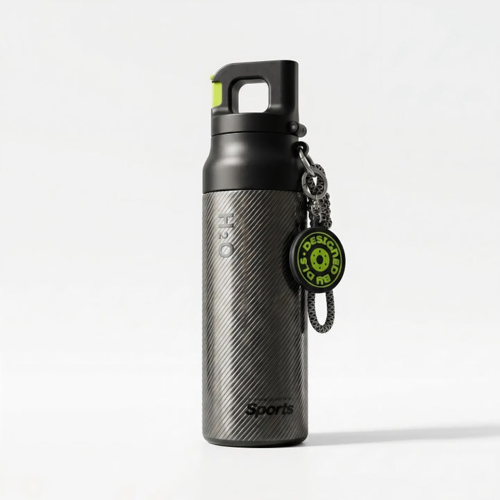 Ladies sporty water bottle with innovative closure Stornfield