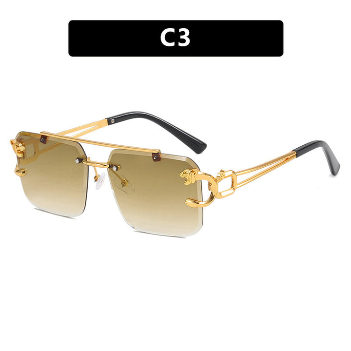Women's square sunglasses with elegant decorative details Stornfield