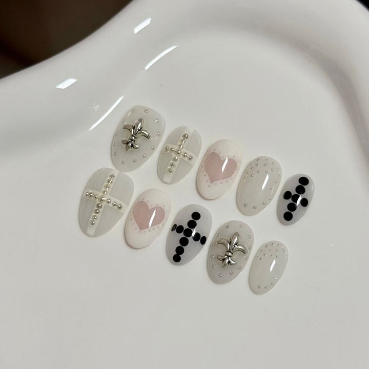 Decorative Press-On Nail Set