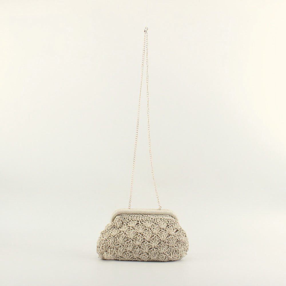 Clutch bag in elegant crochet style Stornfield