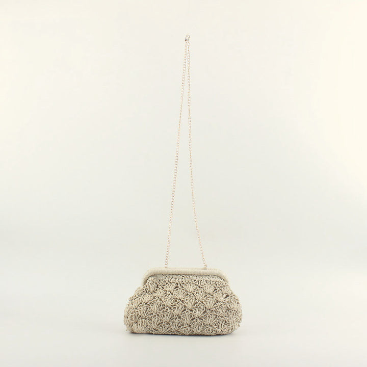 Clutch bag in elegant crochet style Stornfield