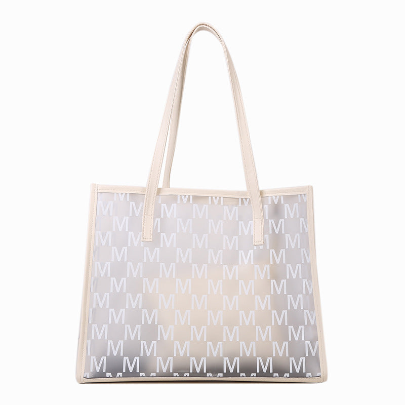 Transparent Structured Tote Handbag
