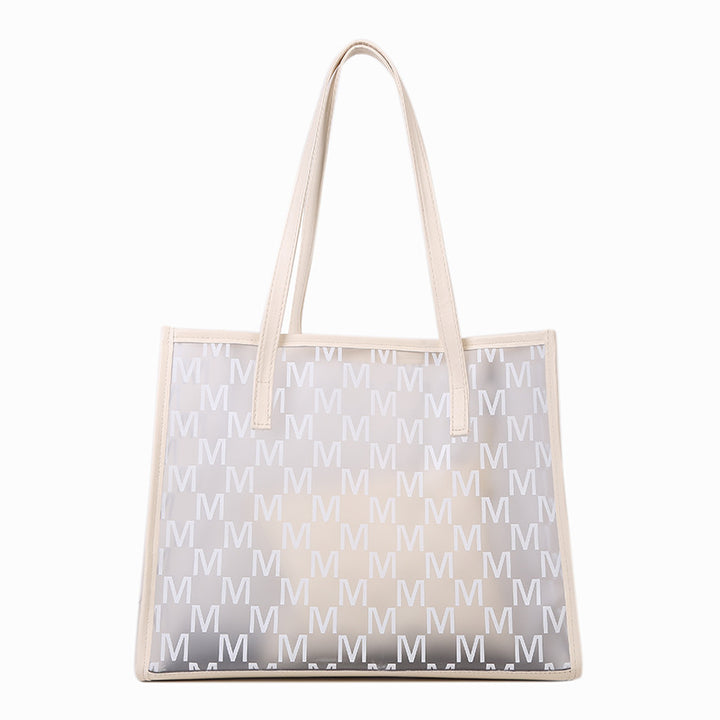 Transparent Structured Tote Handbag