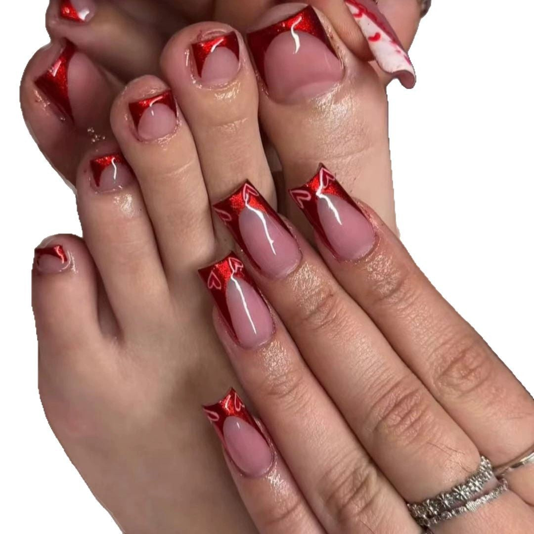 Elegant Double-Tip Press-On Nail Set Stornfield
