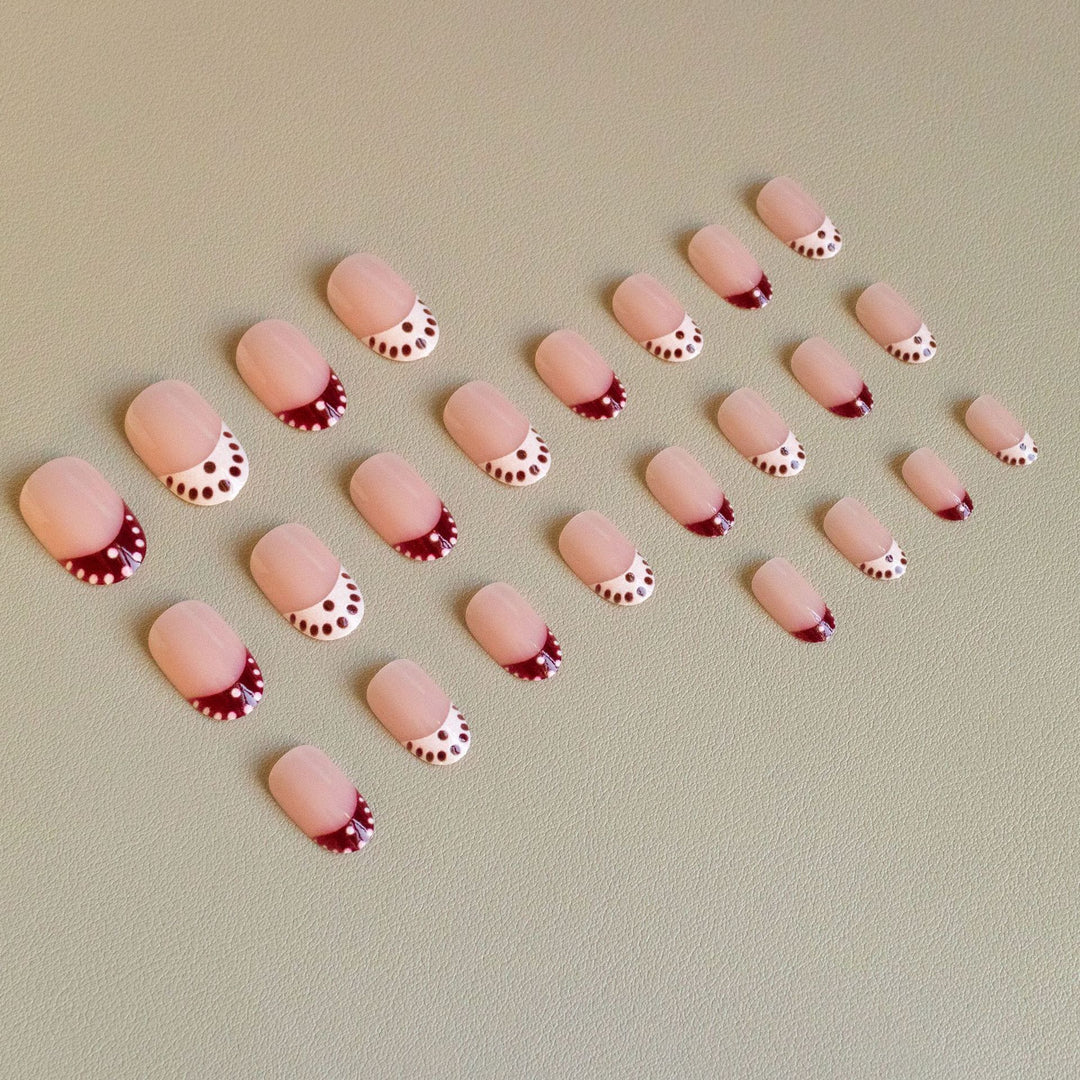 Creative French Tip Nail Art Set