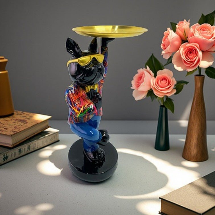 Decorative sculpture with tray Stornfield