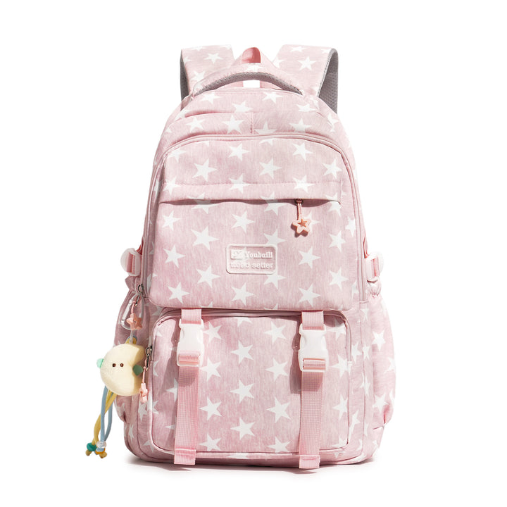 Stylish Star-Embellished Casual Backpack Stornfield