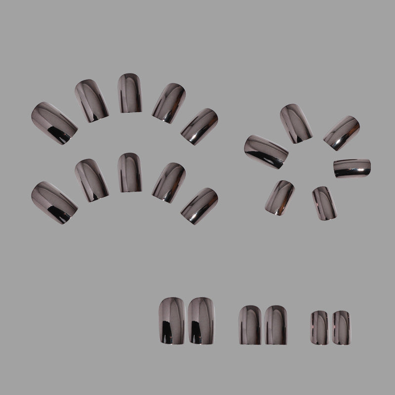 Glossy Press-On Nail Set Stornfield