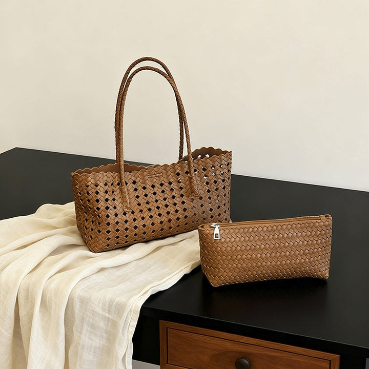 WoHandwoven Straw Market Tote Bag Stornfield