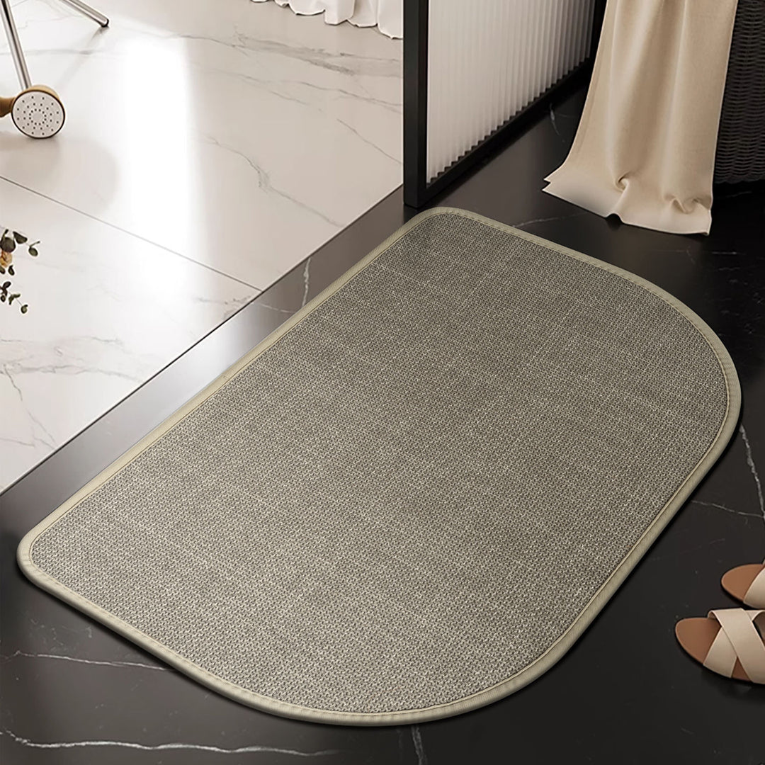 Half-Moon Decorative Entry Mat for Home