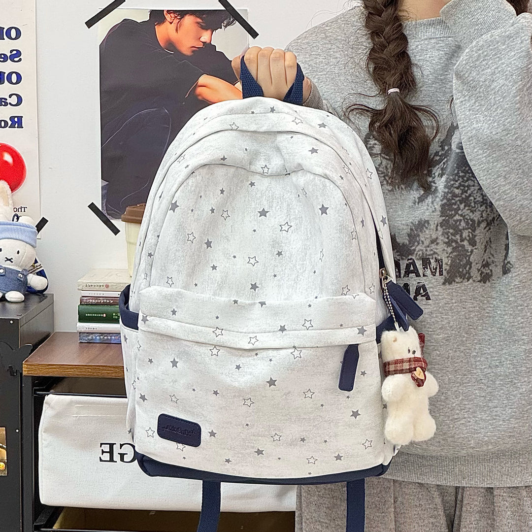 Star-Patterned Casual Backpack Stornfield 1791204559