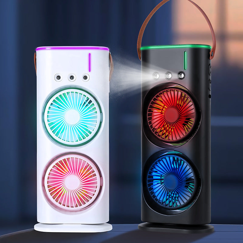 Ladies table fan with innovative dual-flow system Stornfield