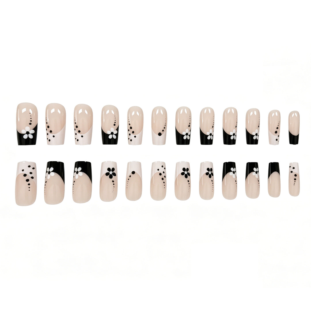 Decorative Floral Acrylic Press-On Nail Art Stornfield