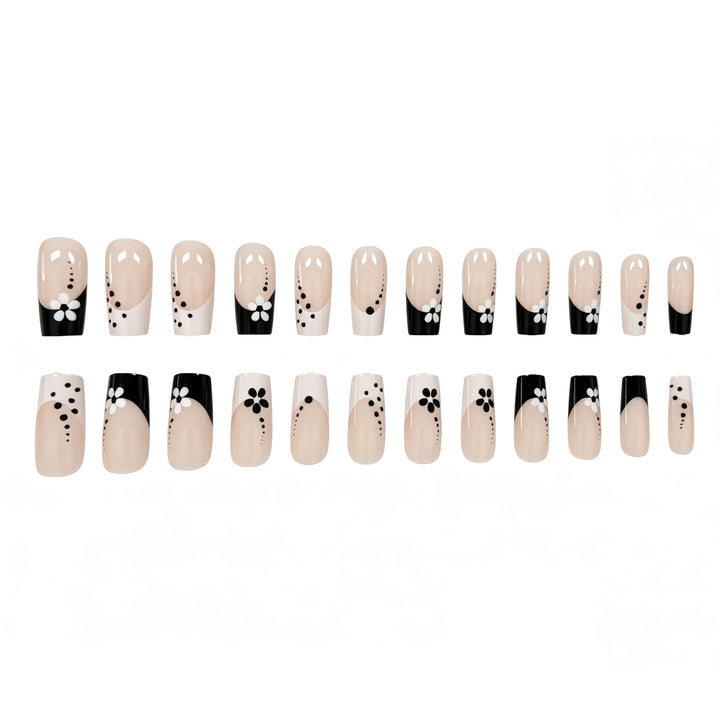 Decorative Floral Acrylic Press-On Nail Art Stornfield