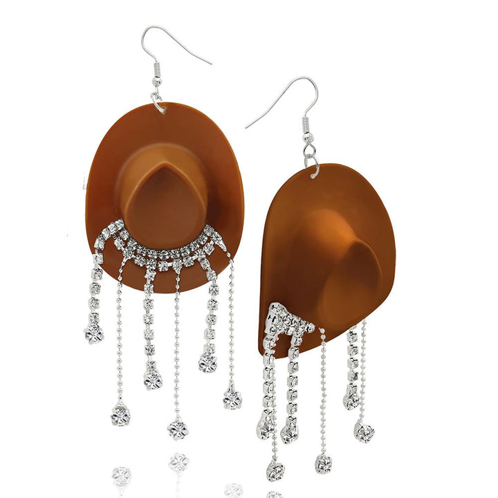 Cowboy Hat Inspired Dangle Earrings Stornfield