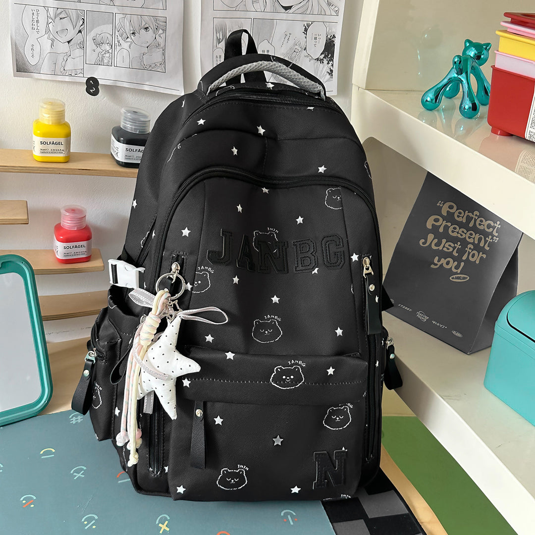 Casual Character-Embellished Backpack Stornfield