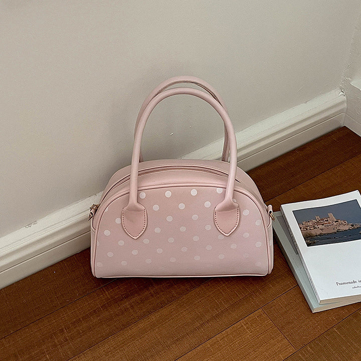 Polka Dot Handheld Satchel