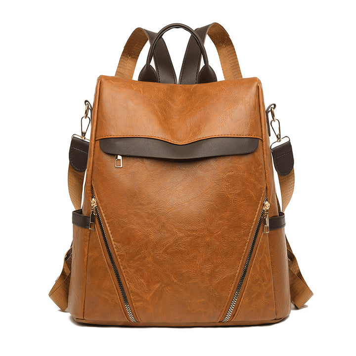 Multi-Functional Leather Backpack Stornfield