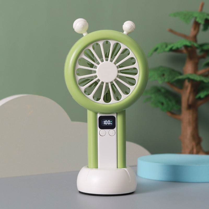 Unisex Portable USB Table Fan with Digital Speed Display Stornfield