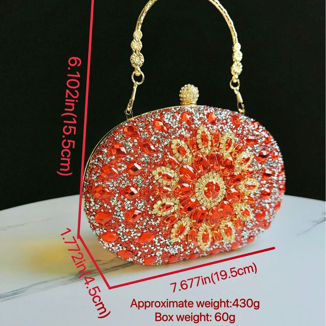 Decorative Bejeweled Evening Handbag